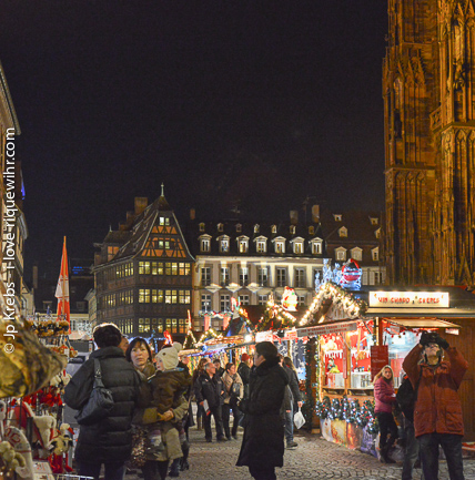 Weihnachtsmarkt in Strassburg.